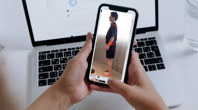 姿勢骨格診断のイメージ