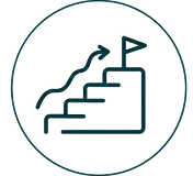 ステップアップのイメージ